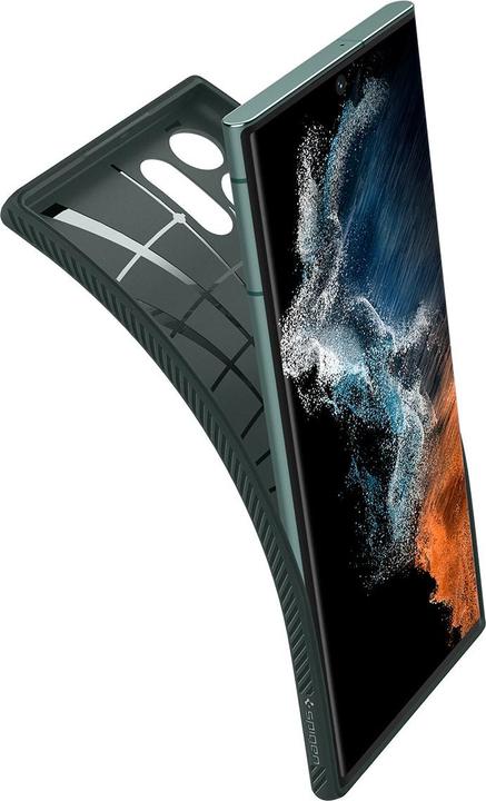 Produktbild Spigen LIQUID AIR GALAXY S22 ULTRA ABYSS Žalias (Samsung Galaxy S22 Ultra (5G))