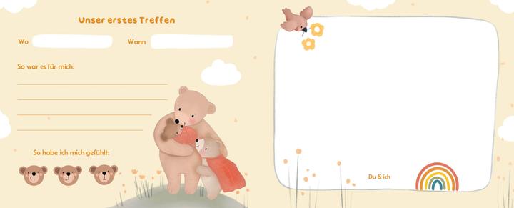 Actual product image Memory album for siblings (17.50 x 21.60 cm)