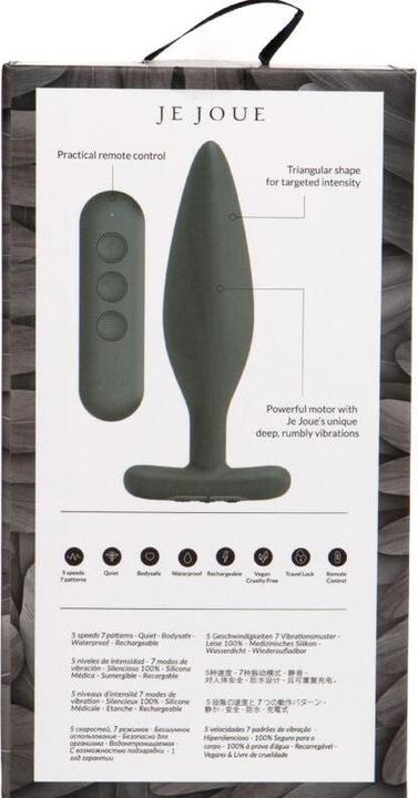 Produktbild Je Joue Egon Analplug Vibrierend Schwarz