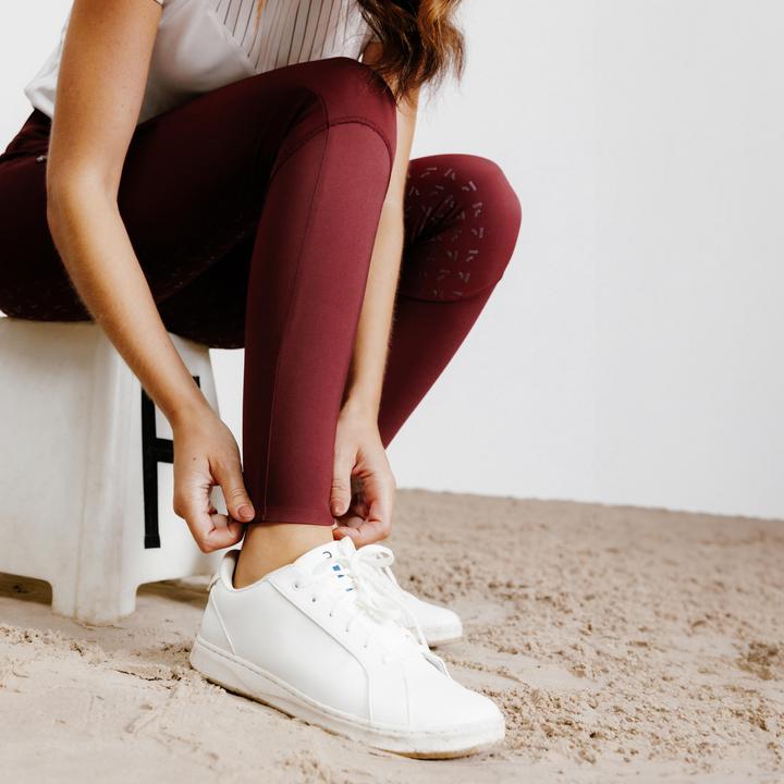 Produktbild Fouganza Damen Reithose Full Grip - 900 bordeaux (S)