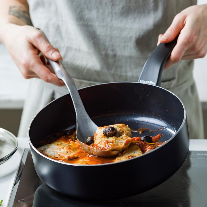 Actual product image Greenpan Gp Essence frying pan, 24 cm (Casserole + Stewpot, Frying pan, Aluminium, Ceramic, 24 x 43.70 cm)