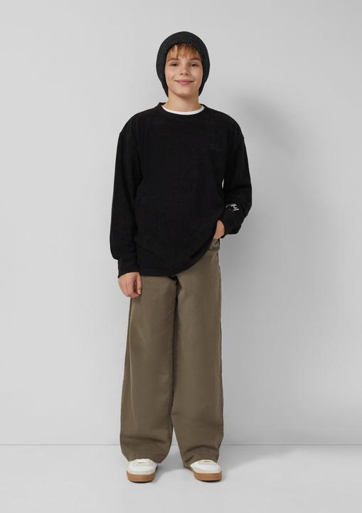 Produktbild s.Oliver T-Shirt Warmes Longsleeve mit Struktur in Oversize (146, 152)