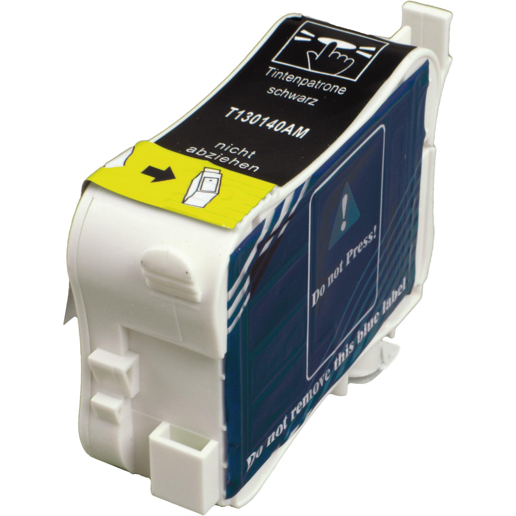 Thumbnail - Ampertec, Druckerpatrone, Tinte ersetzt Epson C13T13014010 schwarz (BK)