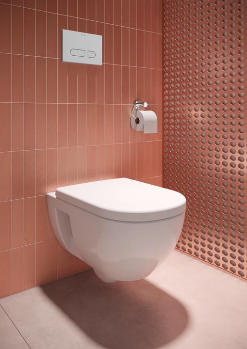 Image du produit Duravit WC suspendu D-Code, chasse d'eau basse, rimless, 370x570x360mm, 4,5/3 litres, blanc brillant