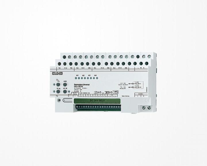 Actual product image JUNG Control module NaV 20-150W REG 8TE UDS4REGHE (Dimming actuator)