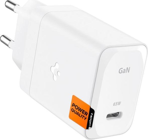 Produktbild Spigen ArcStation Pro Charger + USB-C 65W Cable - White (65 W, 1 Port)