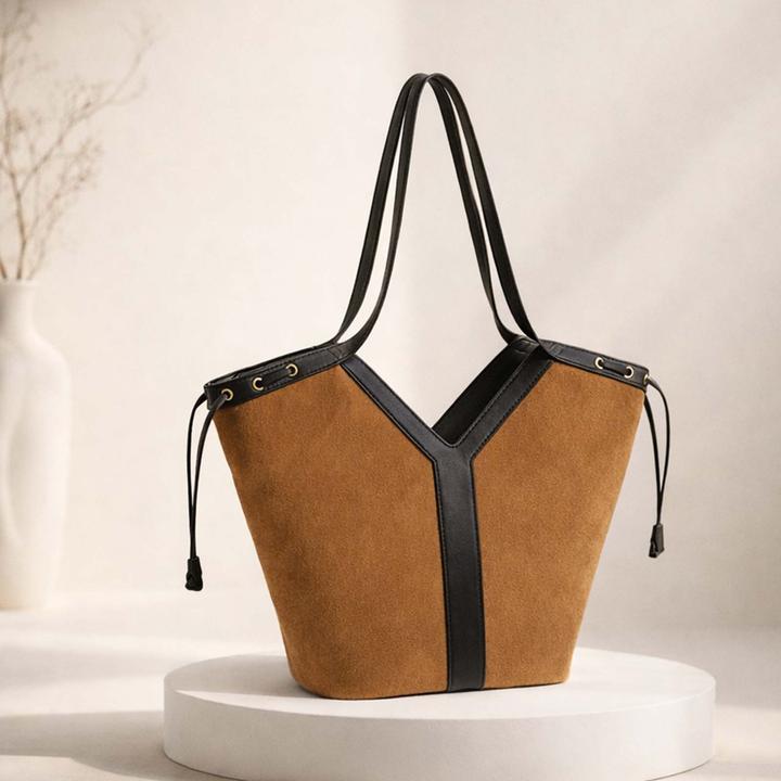 Actual product image Gallantry Moderne Damen Tote Bag Wildlederoptik