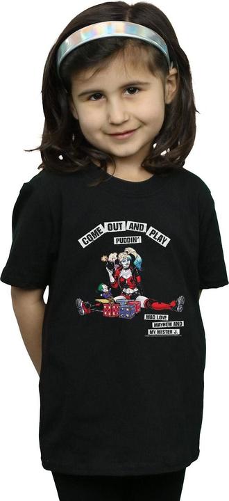 Produktbild Harley Quinn Come Out And Play TShirt Mädchen (140, 146)