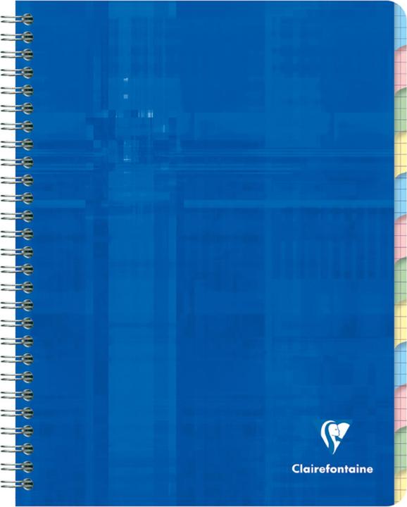 Actual product image Clairefontaine Spiral notebook (17 x 22 cm, Checked, Hardcover)