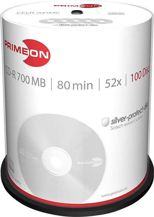 Produktbild Primeon CD-R 700MB 100er Spindel (100x)