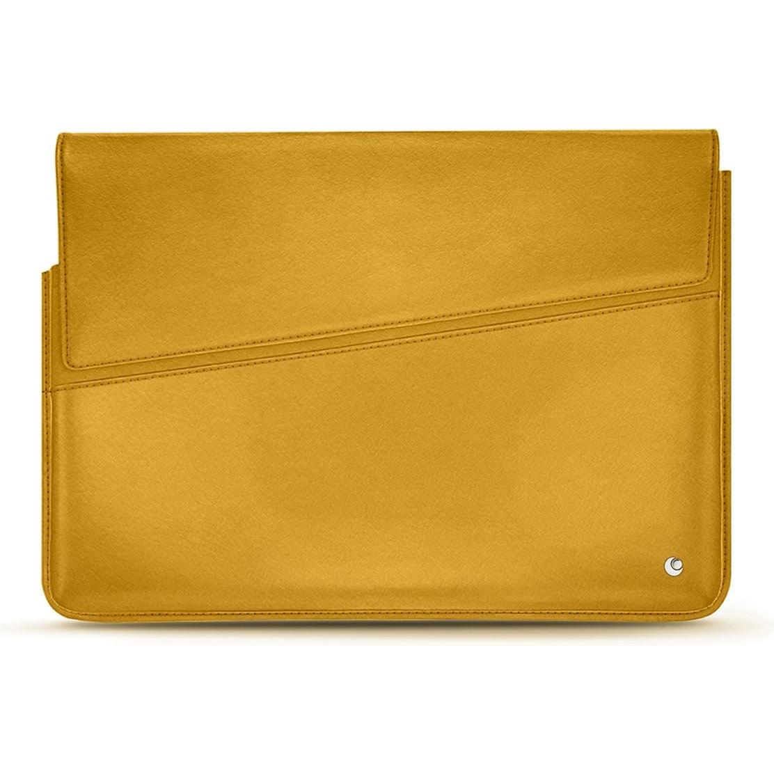 Noreve Lederhülle, Notebooktasche, Gelb