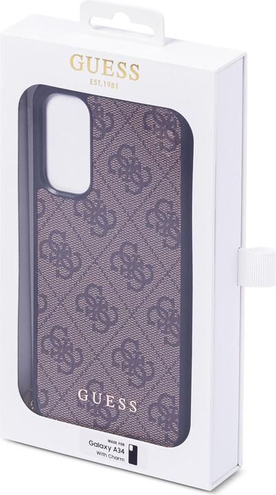 Produktbild Guess 4G Charms Case für A346B Samsung Galaxy A34 - grey (Samsung Galaxy A34 5G)