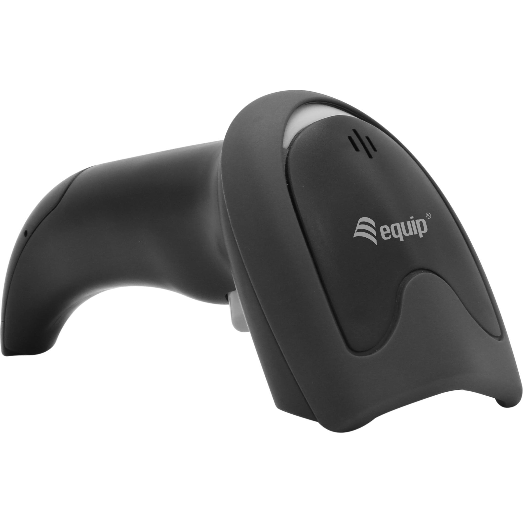 Thumbnail - equip Barcode Handscanner Laser Kabel USB (1D-Barcodes), Barcode-Scanner, Schwarz