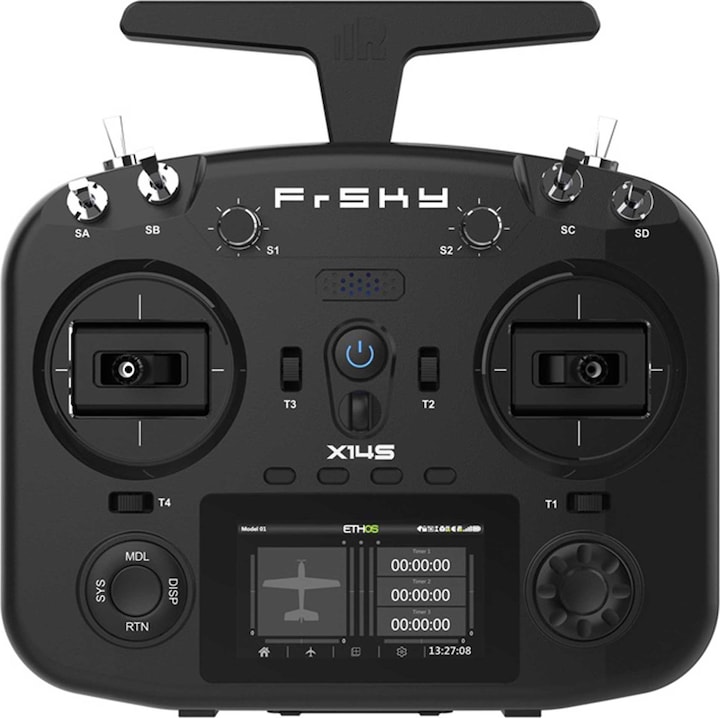 FrSky TWIN X14S Sender 2,4Ghz Schwarz ohne Akku, ohne Ständerhalter, ohne EVA-Bag
