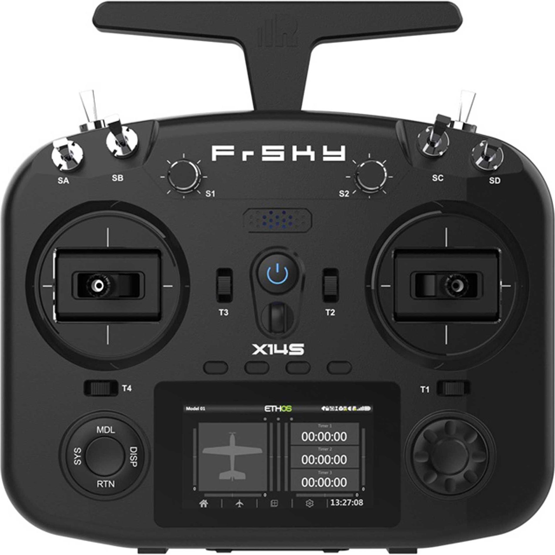 FrSky TWIN X14S Sender 2,4Ghz Schwarz ohne Akku, ohne Ständerhalter, ohne EVA-Bag