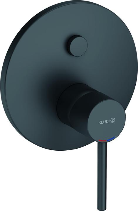 Produktbild Kludi UP-Wafü- u Brause-EHM BOZZ Push Feinbau-Set m FE mattschwarz