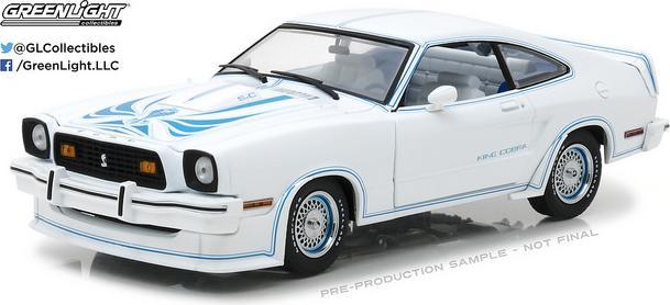 Actual product image Ford Mustang II King Cobra, Blue, White and Blue