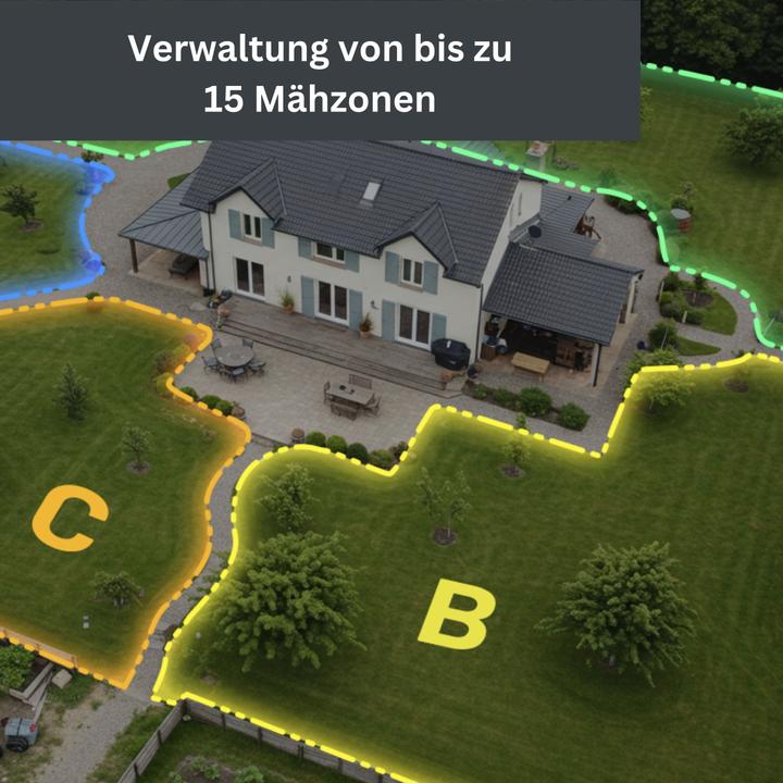 Actual product image Mammotion LUBA mini AWD 1500 LiDAR (1500 m², Without boundary wire)