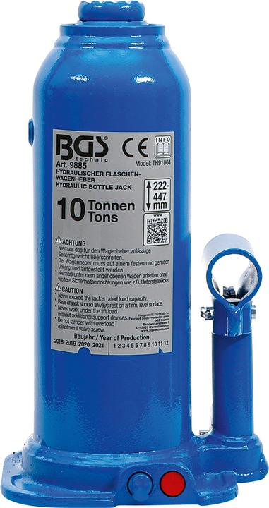 Immagine prodotto BGS Martinetto idraulico di sollevamento 10 t
