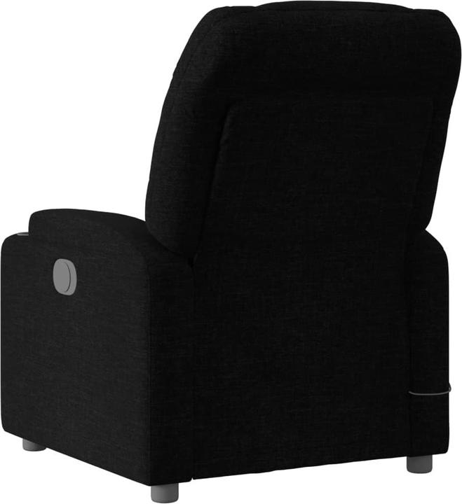 Immagine prodotto vidaXL Sedia da massaggio in tessuto nero,Colore: Nero,Materiale: Tessuto