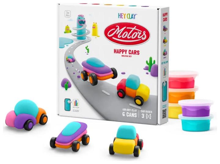 Produktbild TM Toys Hey Clay Happy Cars Set For 3+ Years 60902