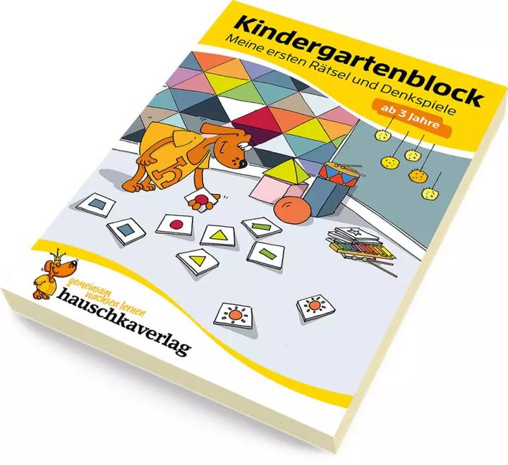 Produktbild Kindergartenblock - Meine ersten Rätsel und Denkspiele ab 3 Jahre, A5-Block (Deutsch, Ulrike Maier, Sabine Dengl, 2023)