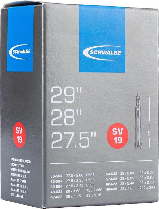 Actual product image Schwalbe SV 19 (Presta (SV), 28", 29", 27.5", 60 mm)