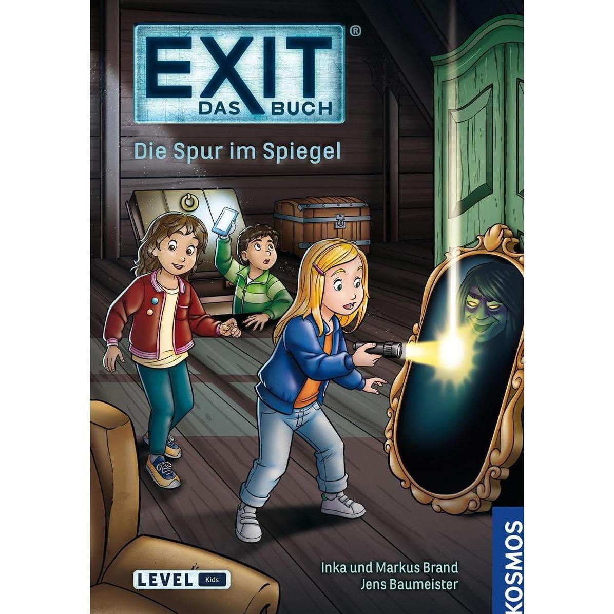 EXIT - Das Buch: Die Spur im Spiegel, Kinderbücher von Inka Brand, Burkhard Schulz, Baumeister, Markus Brand