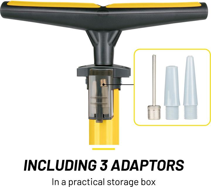 Actual product image Dunlop Bicycle floor pump