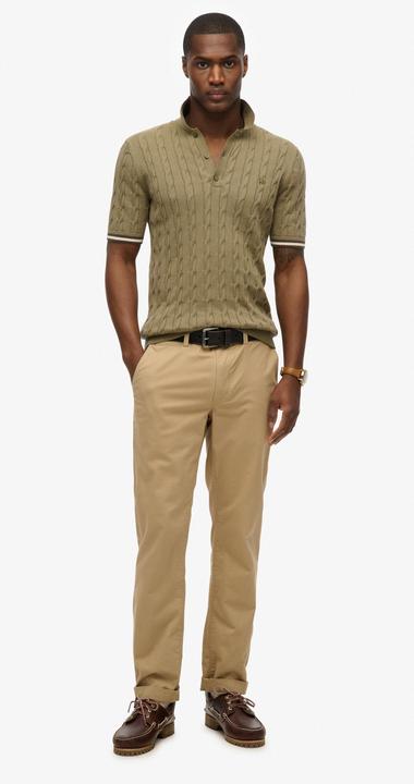Actual product image Superdry Knitted Texture S/s Polo (M)