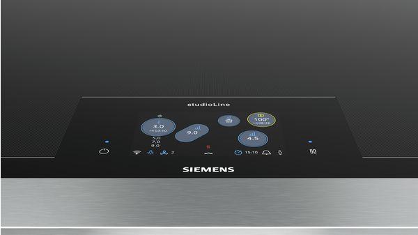 Actual product image Siemens EZ807KZY1E iQ700 Full-surface induction hob 80 cm Black flush (integrated)