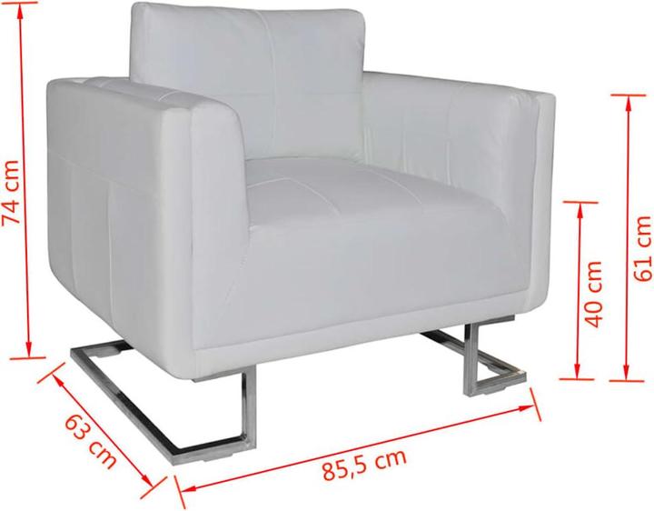 Actual product image vidaXL Sessel