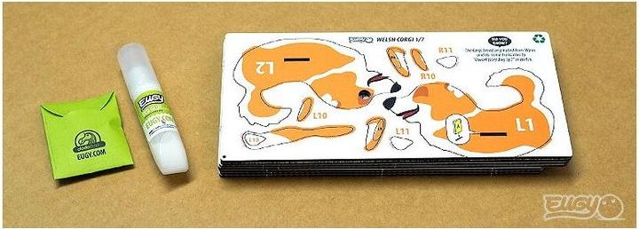 Actual product image Eugy 3D Craft Set Corgi (MQ6)