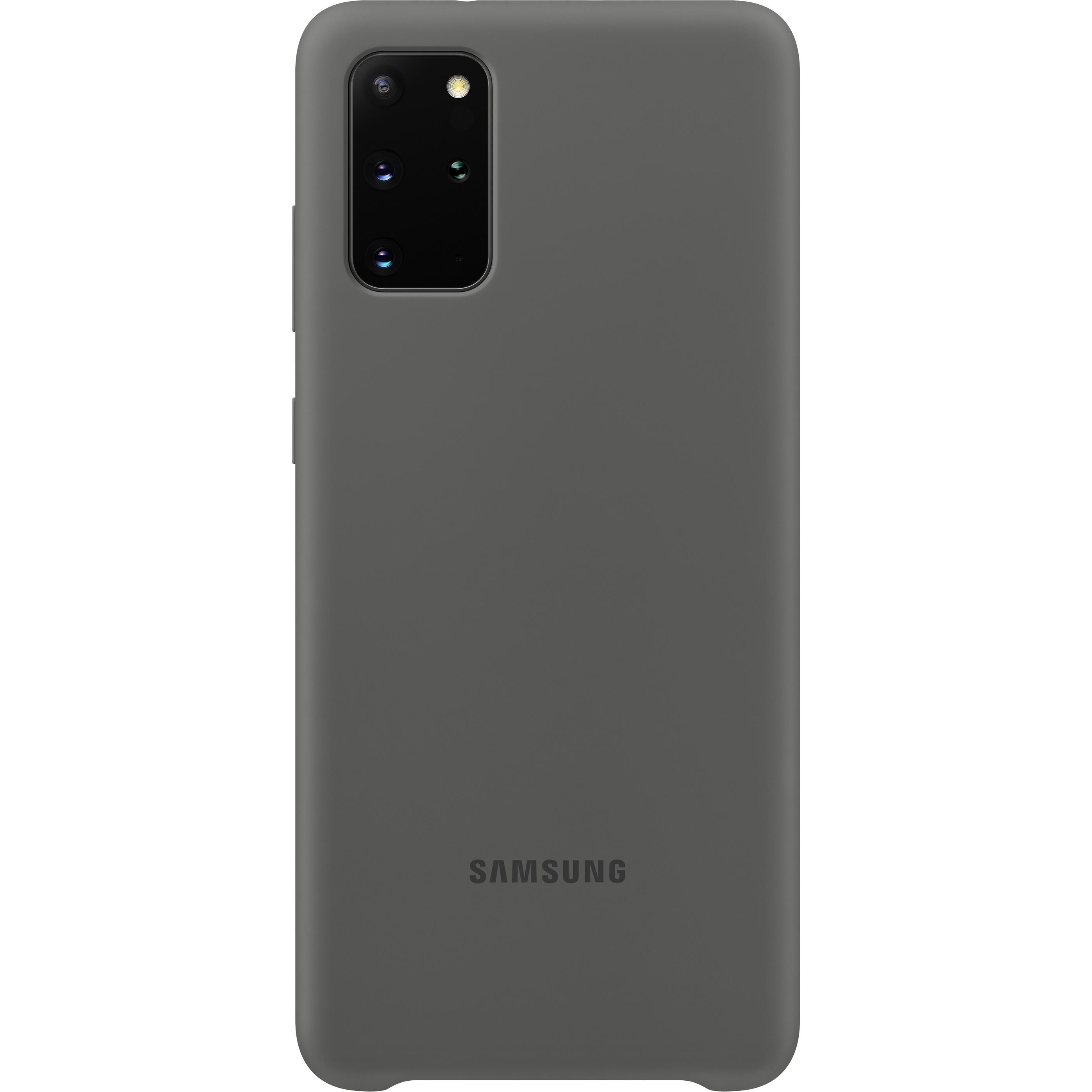 Samsung Silicone Cover (Samsung Galaxy S20+), Smartphone Hülle, Grau
