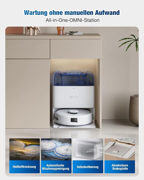 Produktbild Ecovacs Mini (9000 Pa, Wischpads (rotierend))