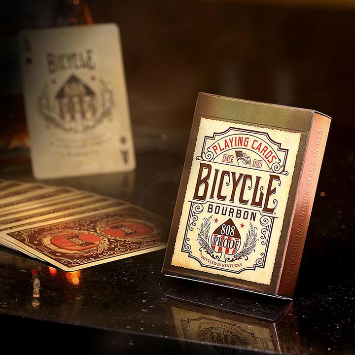 Actual product image Bicycle Bourbon cards (English)
