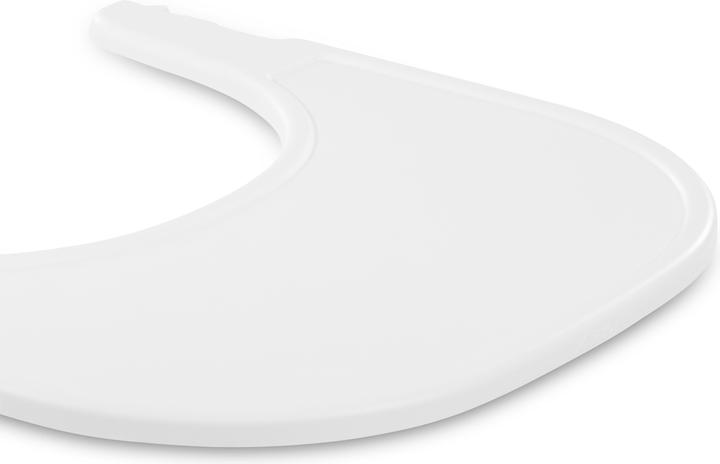 Actual product image Hauck Alpha+ High Chair, White with Alpha Click Tray (Highchair)