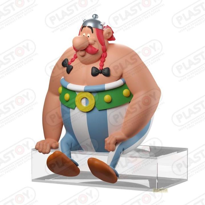 Produktbild Plastoy Asterix Figur Obelix Sitzend 13,5 cm