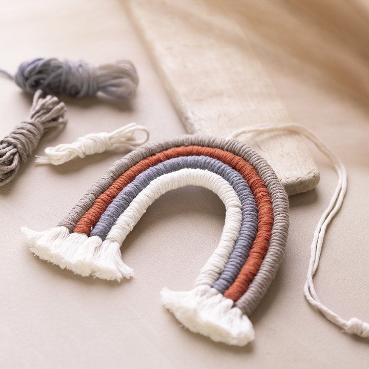 Produktbild Creativ Company Baumwollgarn Macramé Kordel Rot (198 m)
