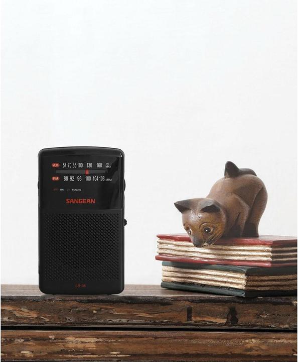 Actual product image Sangean SR-35 - Radio - Black (FM)