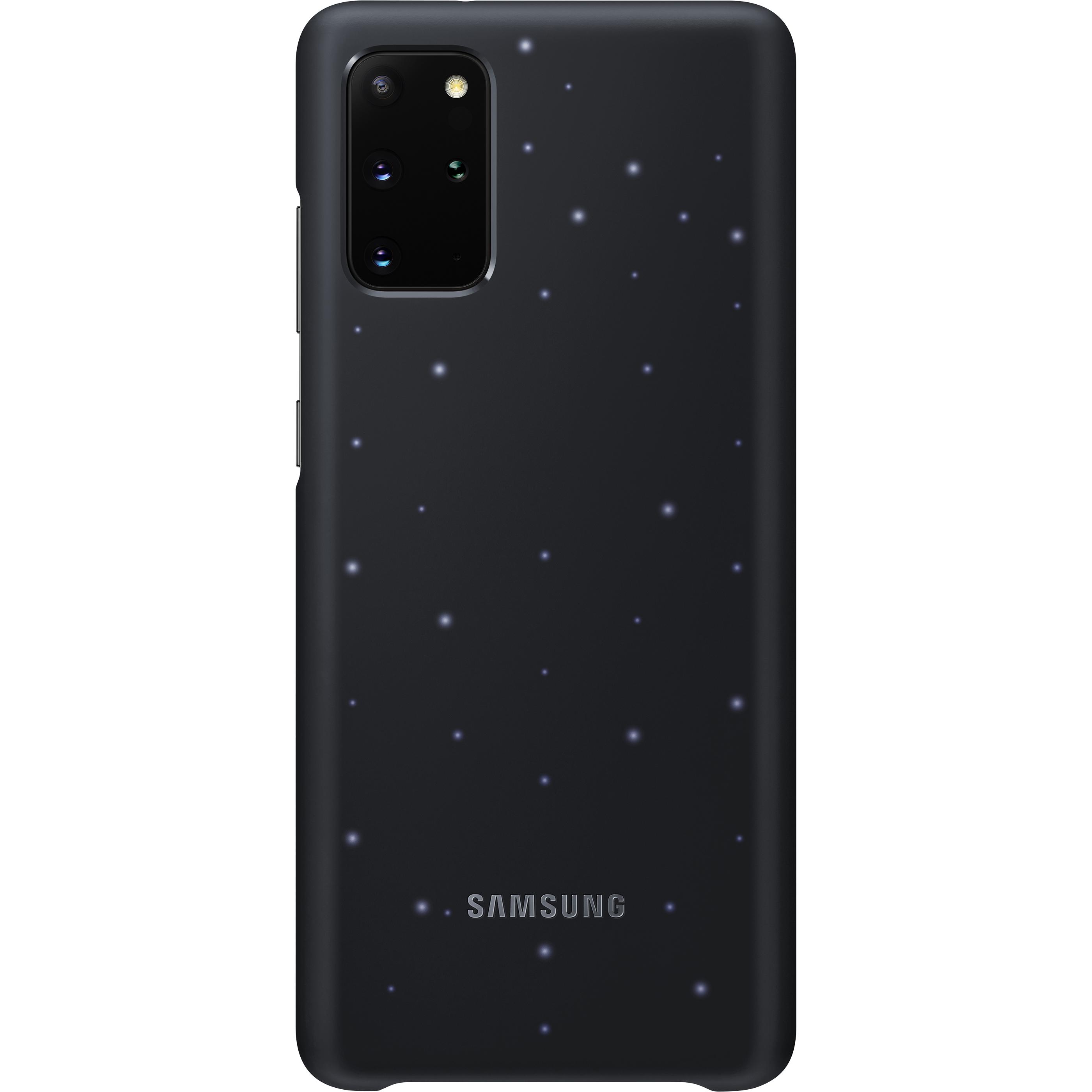 Samsung LED Back Cover (Samsung Galaxy S20+), Smartphone Hülle, Schwarz
