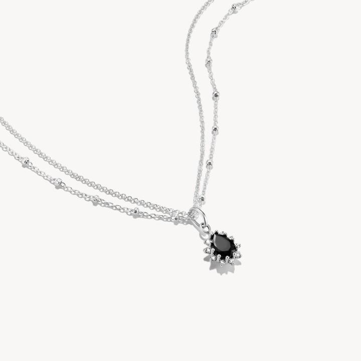 Image du produit Thomas Sabo Halskette True Romance Schwarzer Stein Silber (Argent 925, 40 - 45 cm)