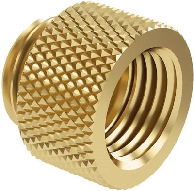 Barrow G1/4 inch verlenging recht MF 10 - goud