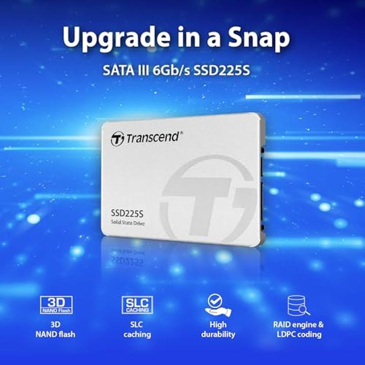 Actual product image Transcend 2TB 2.5IN SSD SATA3 3D TLC (2000 GB, 2.5")