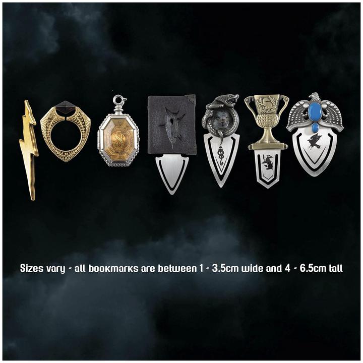 Actual product image Noble Collection Harry Potter Bookmark Set of 7 The Horcrux Collection
