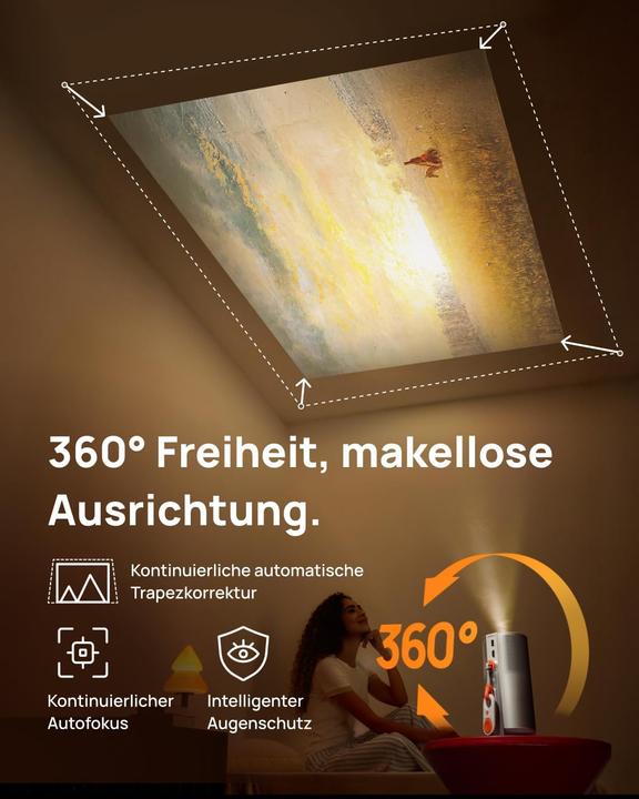 Produktbild XGIMI Mini Beamer Set mit PowerBase (Full HD)