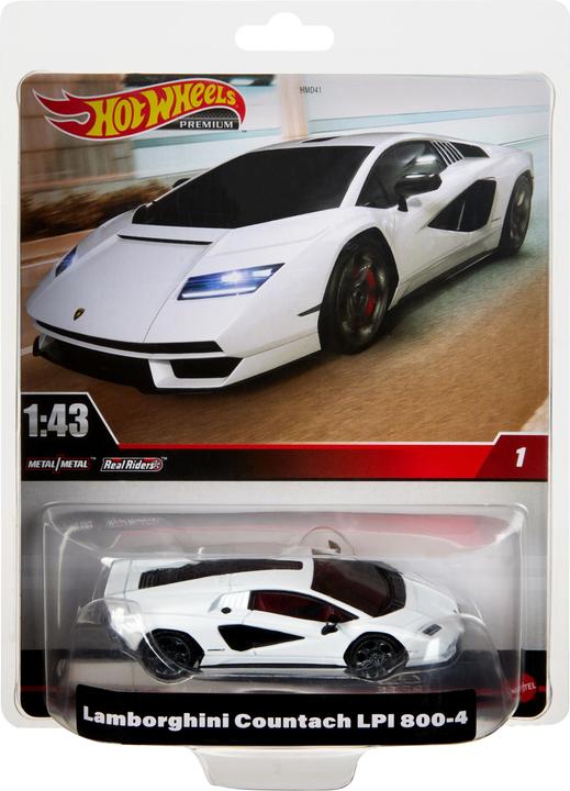Image du produit Hot Wheels Premium 1:43 scale Lamborghini Countach LPI 800-4