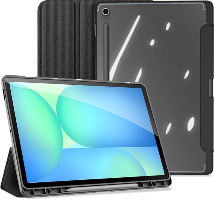 Dux Ducis Book case case TOBY with pencil storage for SAMSUNG Tab S10 FE Plus black (Samsung Galaxy Tab S10 FE+)