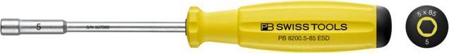 Actual product image PB Swiss Tools Socket wrenches PB8200 5-85 ESD (External hexagon)