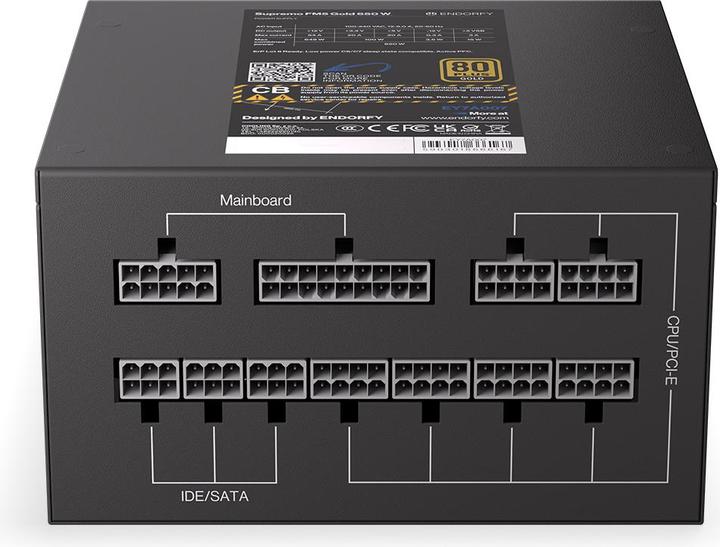 Produktbild Endorfy Zasilacz Supremo FM5 Gold 650W (EY7A007) (650 W)